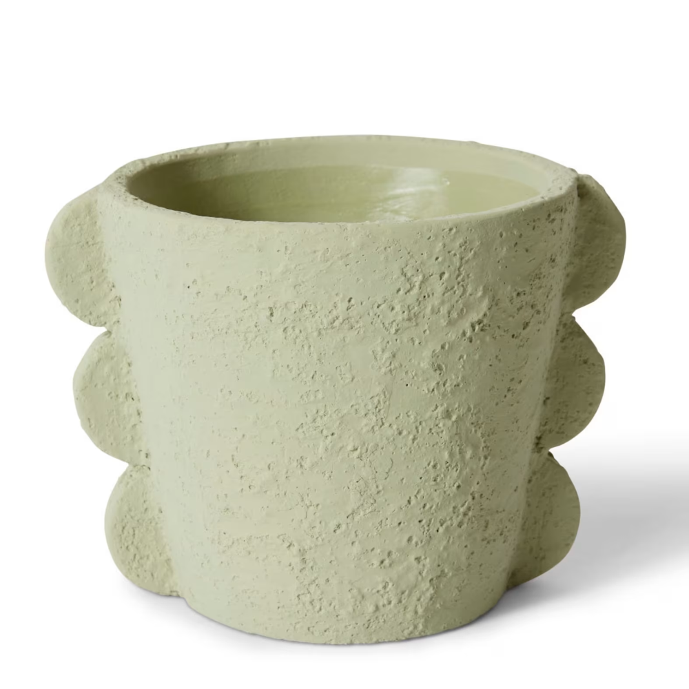 Decorative Sutton Plant Pot - Green - Available in 3 Sizes