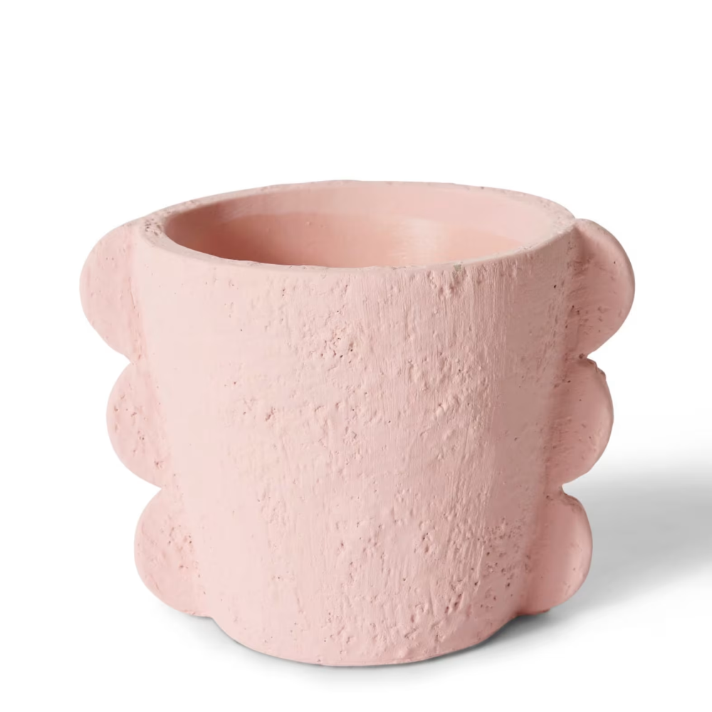 Decorative Sutton Plant Pot - Pink - Available in 3 Sizes