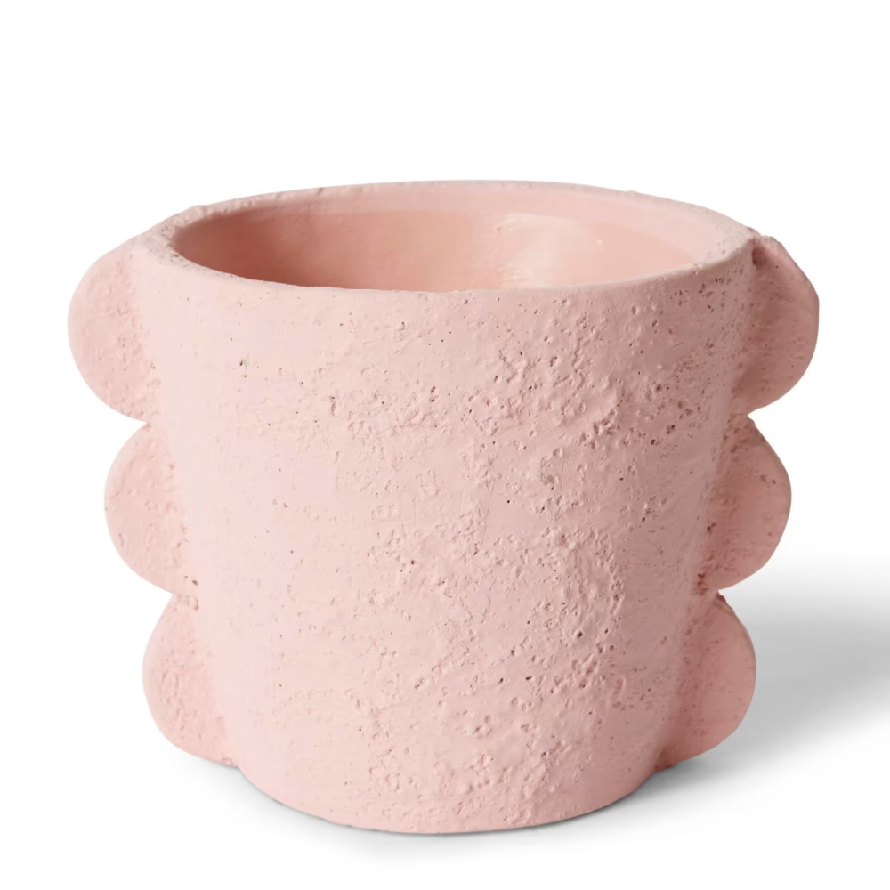 Decorative Sutton Plant Pot - Pink - Available in 3 Sizes