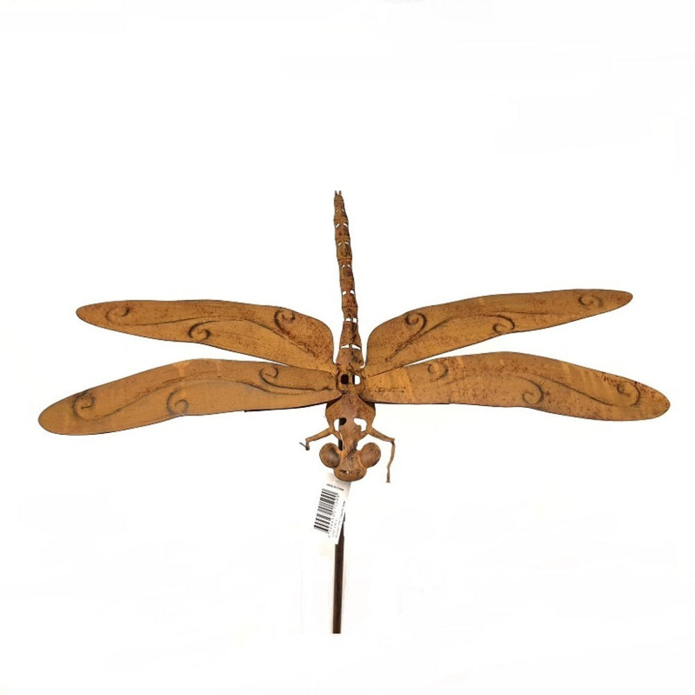 Decorative Large Rustic Dragonfly Stake