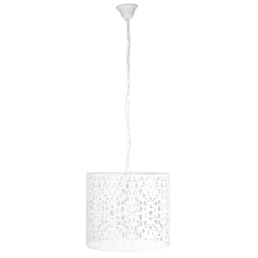 Decorative Laser Cut Metal Pendant Light 35cms (Available in 2 Colors)