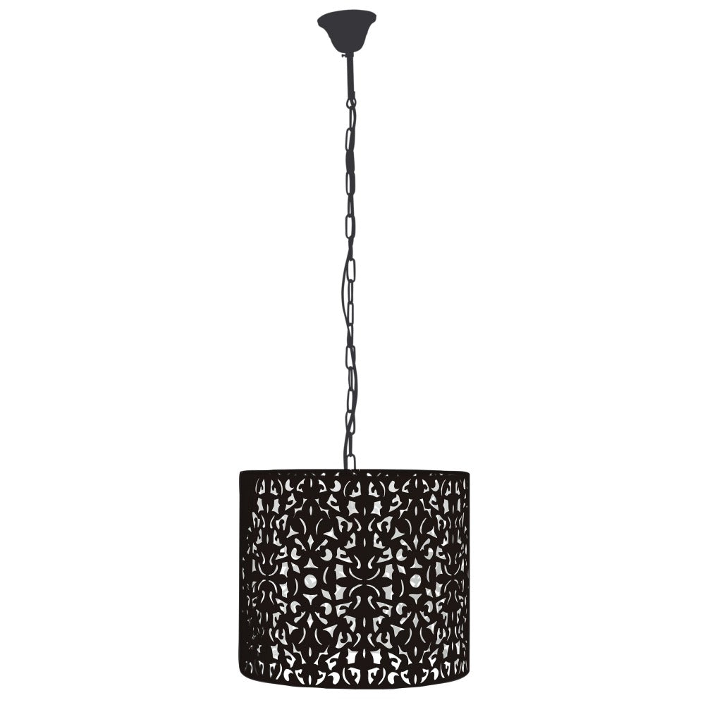 Decorative Laser Cut Metal Pendant Light 35cms (Available in 2 Colors)