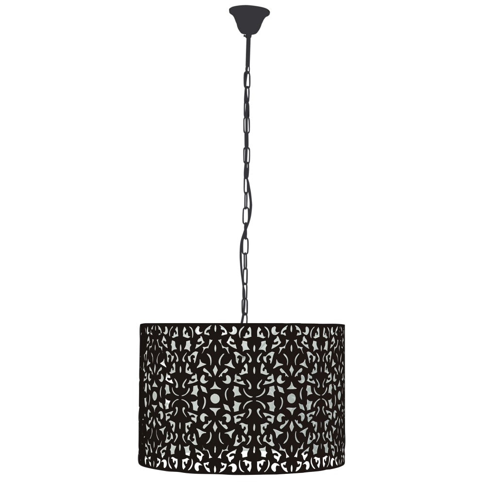 Decorative Laser Cut Metal Pendant Light 45cms (Available in 2 Colors)