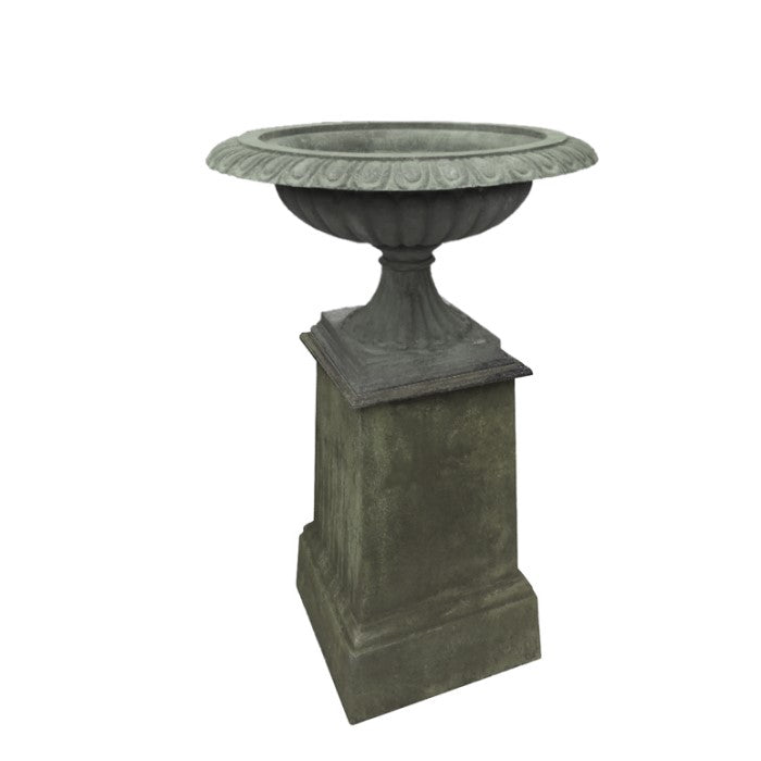 Decorative Urn Victorian Cast Antique - Black