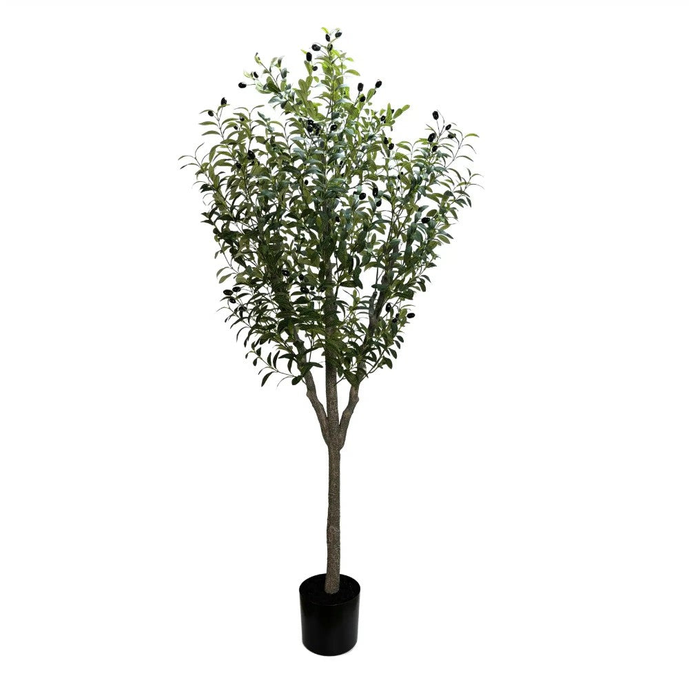 Delight Artificial Bushy Olive Tree With Olives 180cm