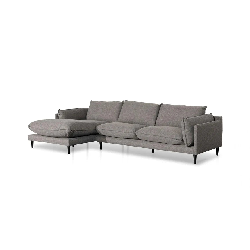 Design Harmony 4-Seater Left Chaise Fabric Sofa