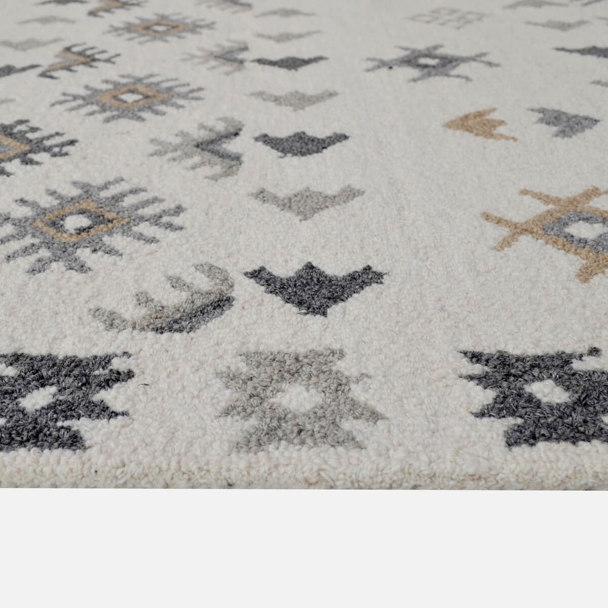 Abstract Pattern Woolen Rug (Available in 3 Sizes)