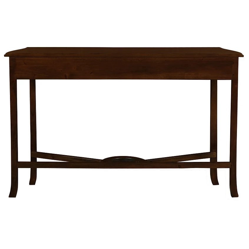 Designer Carved Sofa Table 120cm - Brown