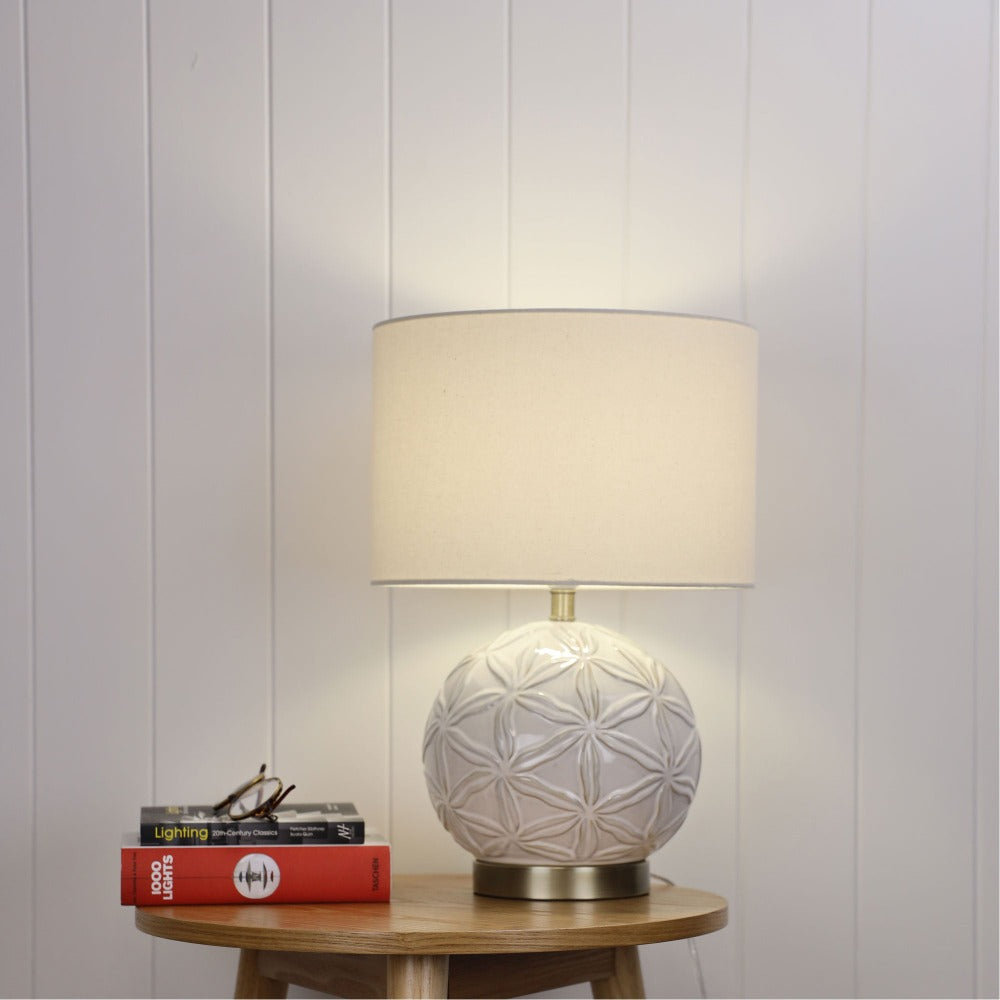 Designer Ceramic Table Lamp with Shade