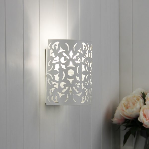 Designer Laser Cut Wall Mounted Light (Available in 2 Colors)