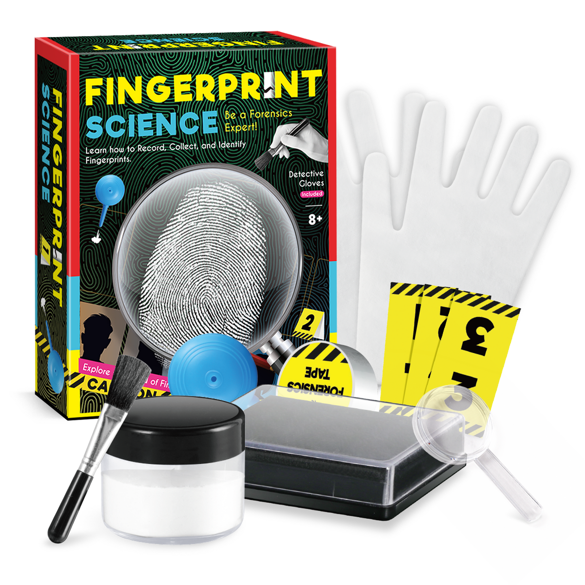 Detective Fingerprint Lab - Solve Mysteries Like a Pro