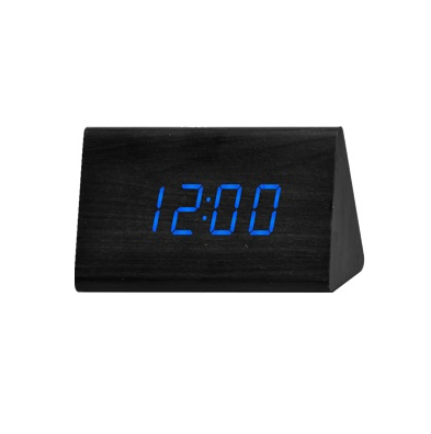 Digital LED Wood Tri Bar Table clock - Available in 3 Colors