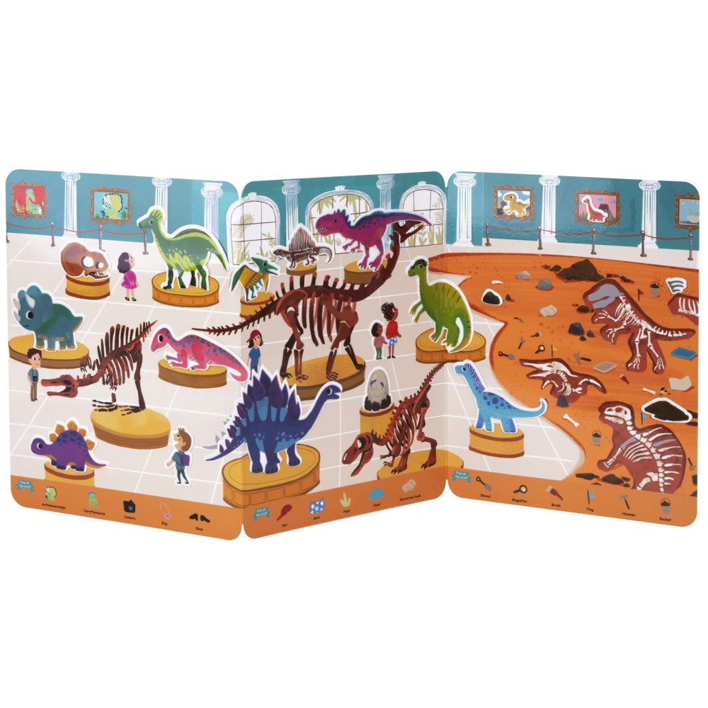 Dino Discovery Silicone Sticker Book