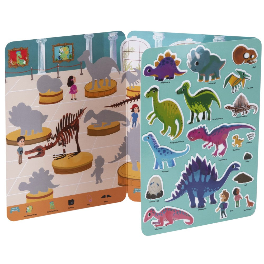 Dino Discovery Silicone Sticker Book