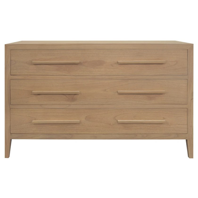 Dion Classic Wooden 3-Drawer Dresser - Natural