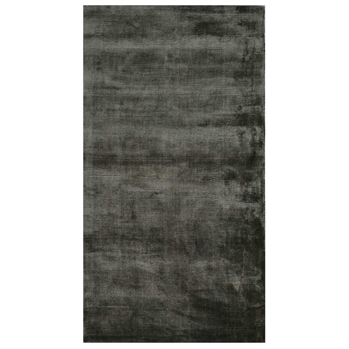 Distressed Green Handmade Viscose Rug (Available in 4 Sizes)