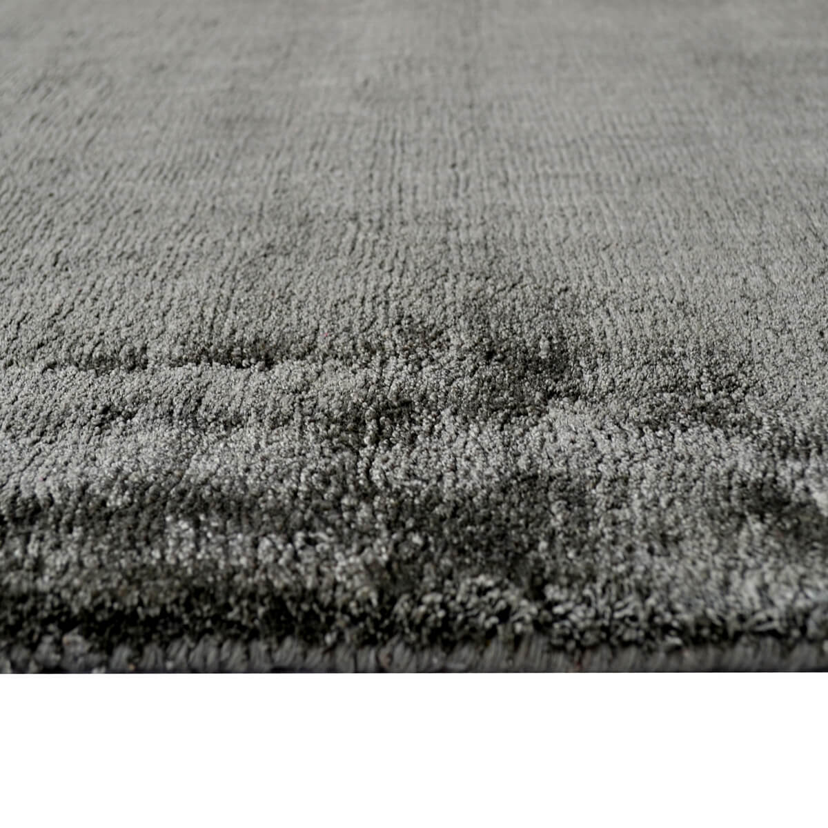 Distressed Green Handmade Viscose Rug (Available in 4 Sizes)