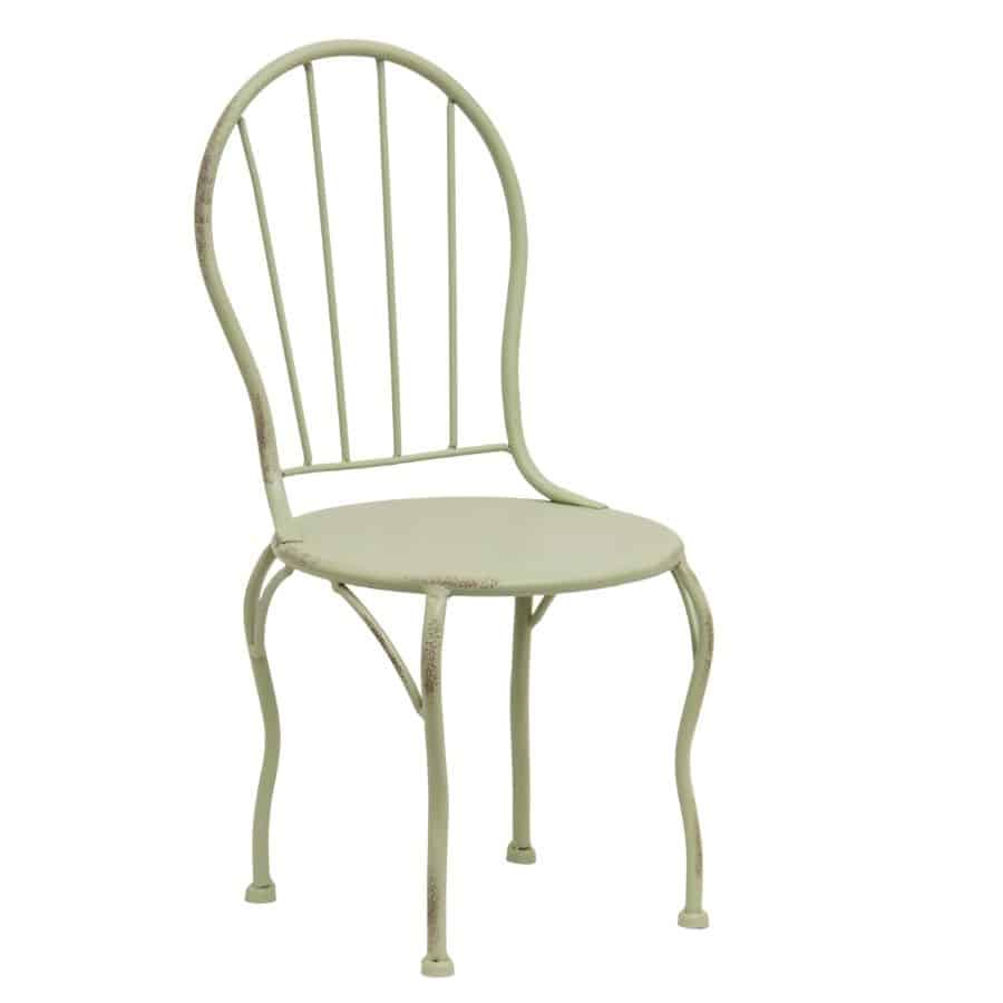 Distressed Green Mini Chair Display / Pot Stand - 39.5cms