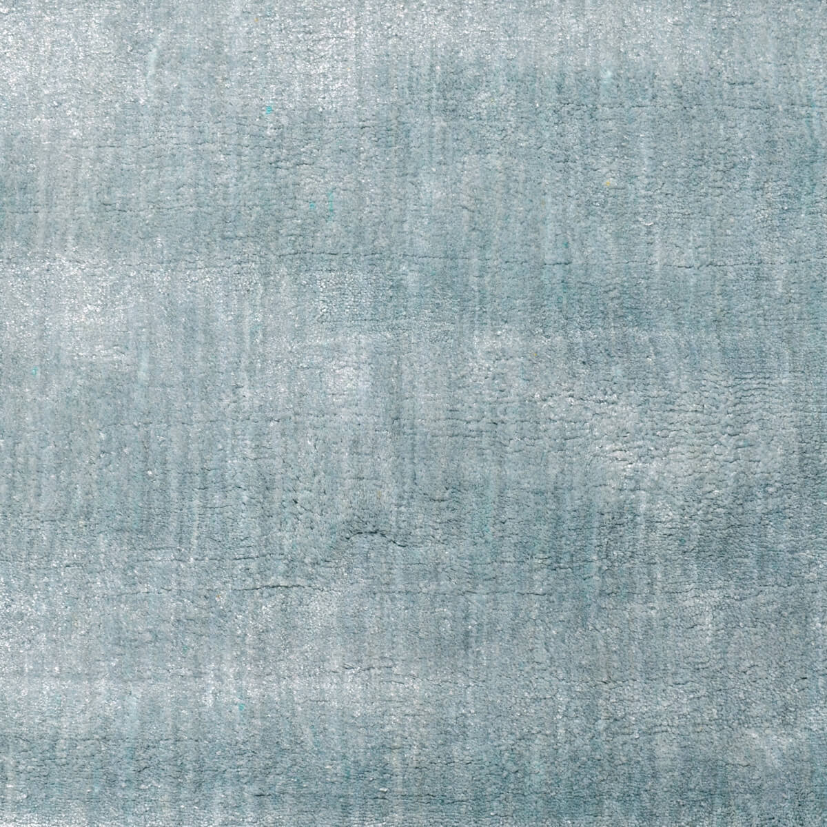 Distressed Sea Blue Handmade Viscose Rug (Available in 4 Sizes)