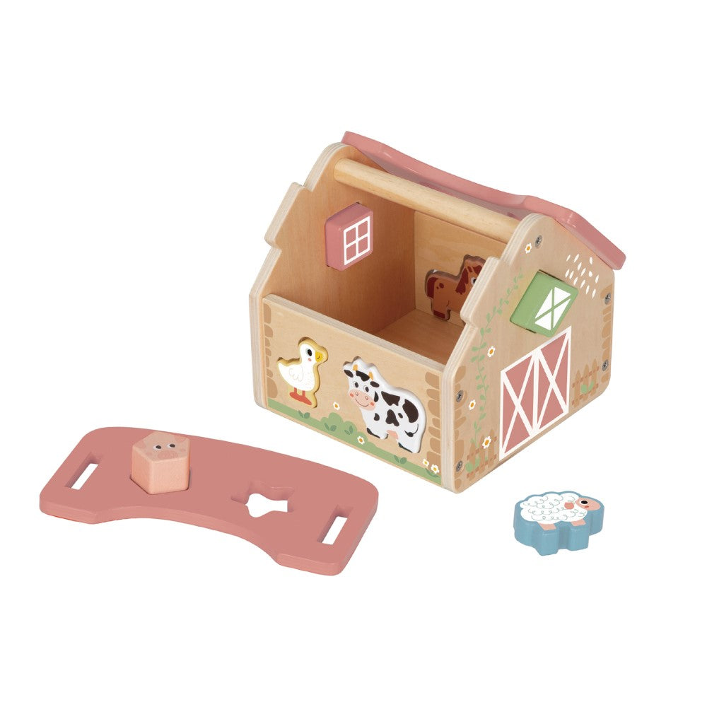 Farmhouse Shape Sorter Play Set