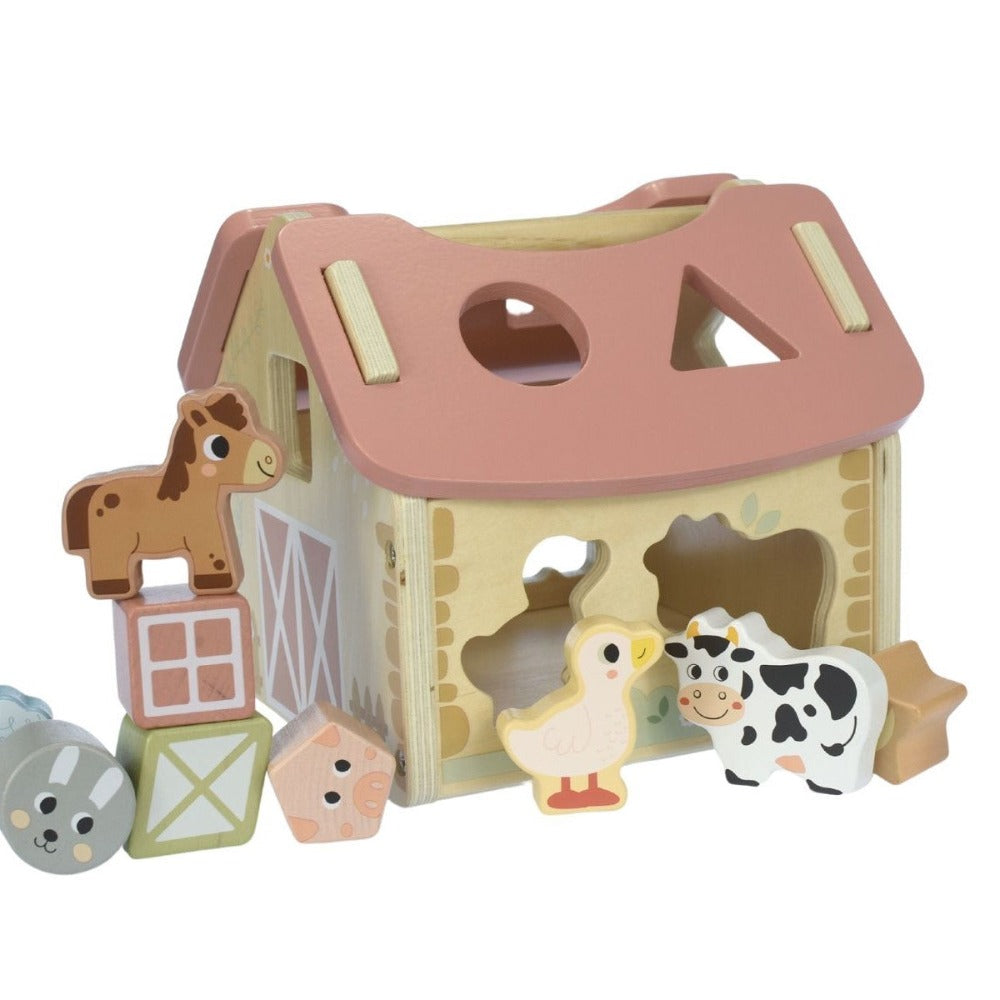 Farmhouse Shape Sorter Play Set