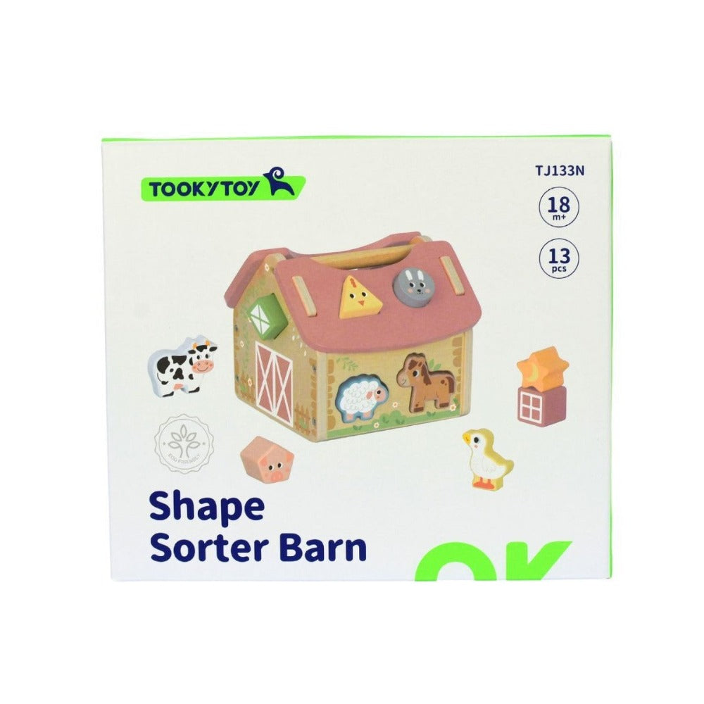 Farmhouse Shape Sorter Play Set