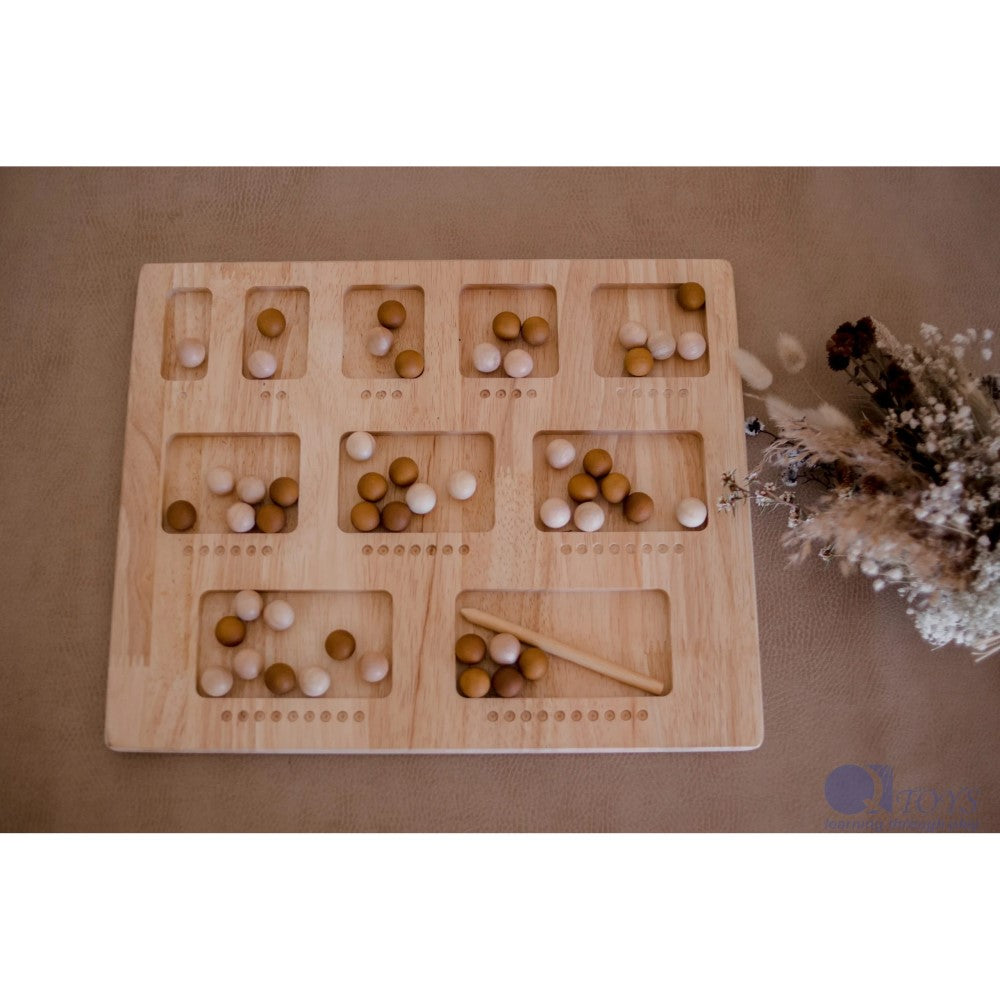 Double Sided Wooden Counting Board