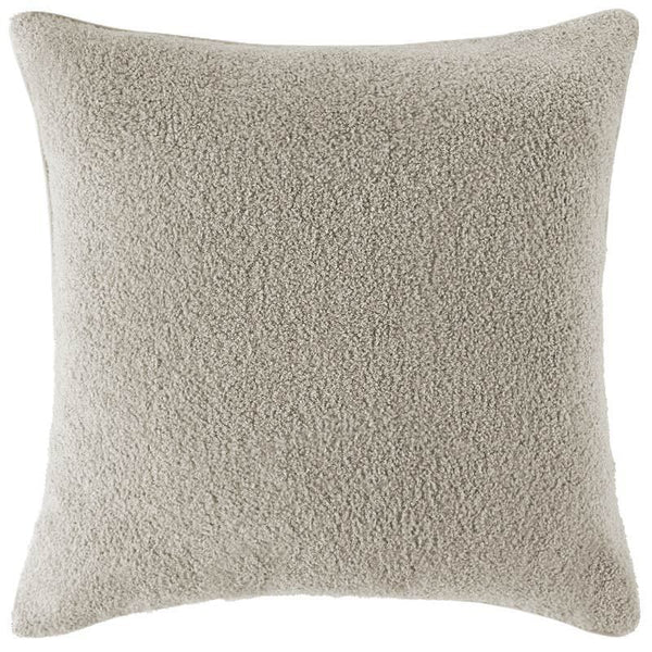 Dove Grey Boucle Cushion with Feather Insert - 60x60cms