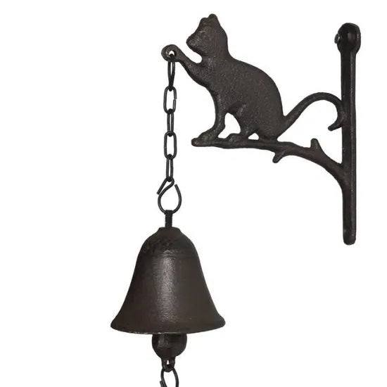 Downbridge Cast Iron Cat Wind Chime