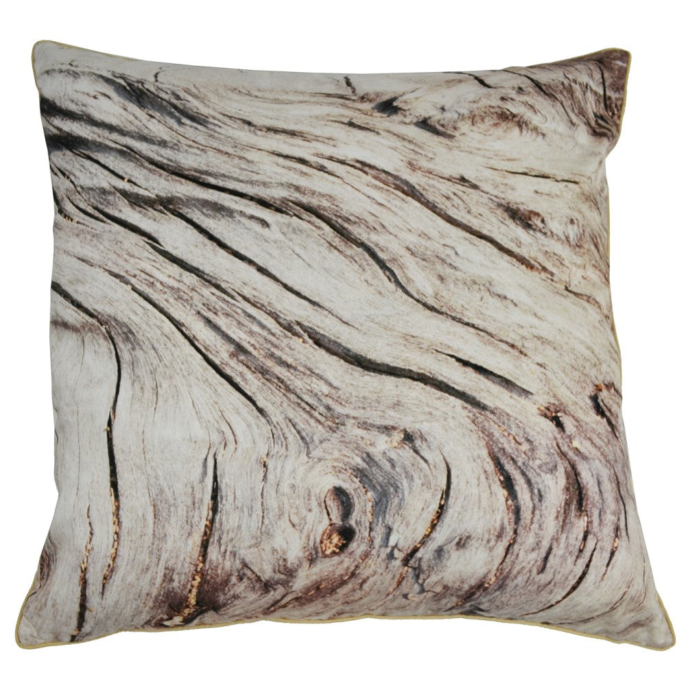 Drift Wood Cushion With Recycled Fill 45 X 45cms