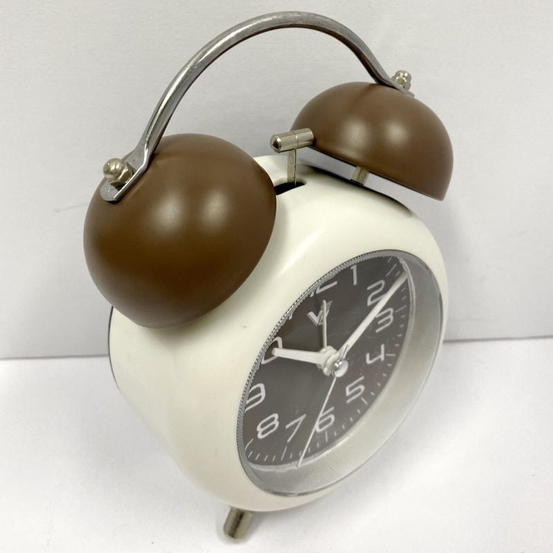 Durable Twin Bells Metal Alarm Clock - Available in 4 Colors