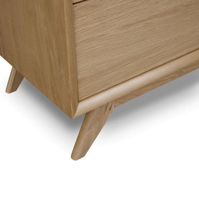 Dusk Drawer Bedside Table - Natural