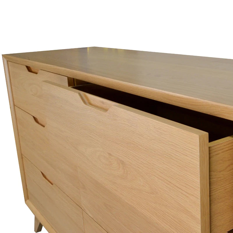 Dusk Drawer Bedside Table - Natural