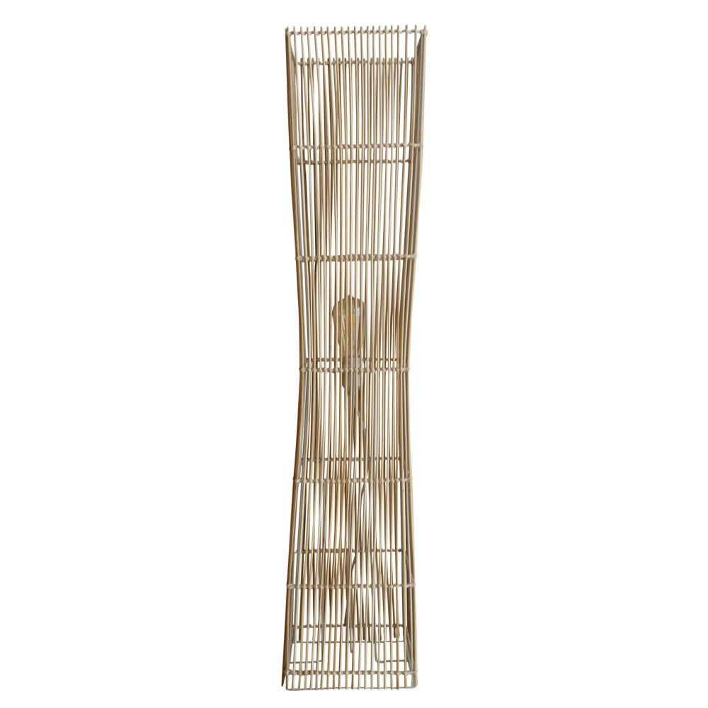 Earth Lighting Rattan Cane Floor Lamp