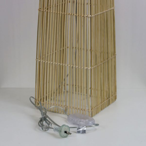 Earth Lighting Rattan Cane Floor Lamp