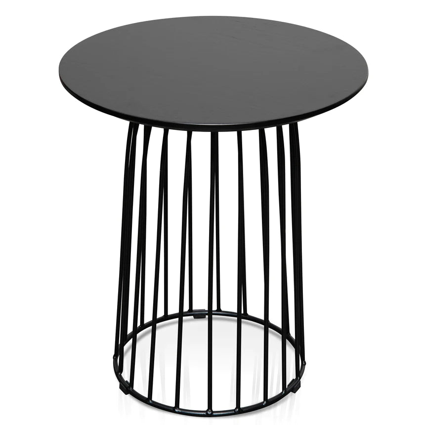 Ebony Metal Side Table - Black (Set of 3)