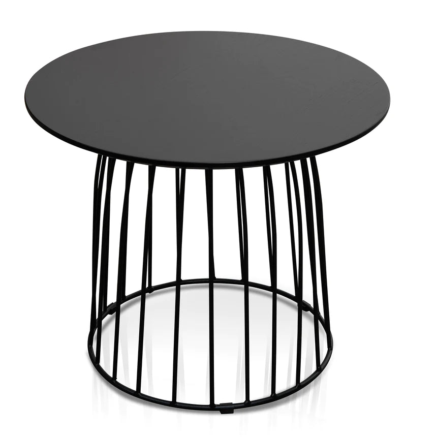 Ebony Metal Side Table - Black (Set of 3)