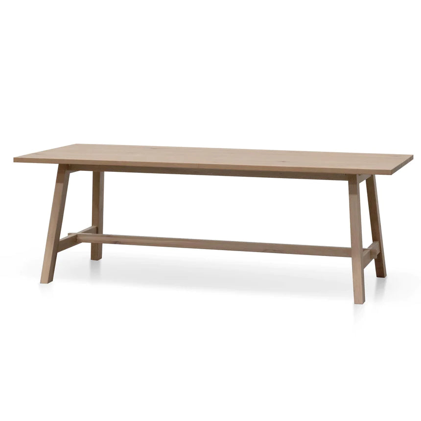 Eclectic Elegance Dining Table 220cms - Washed Natural