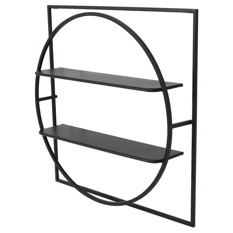 Eclipse Floating 2-Shelf Wall Hanging 60cms