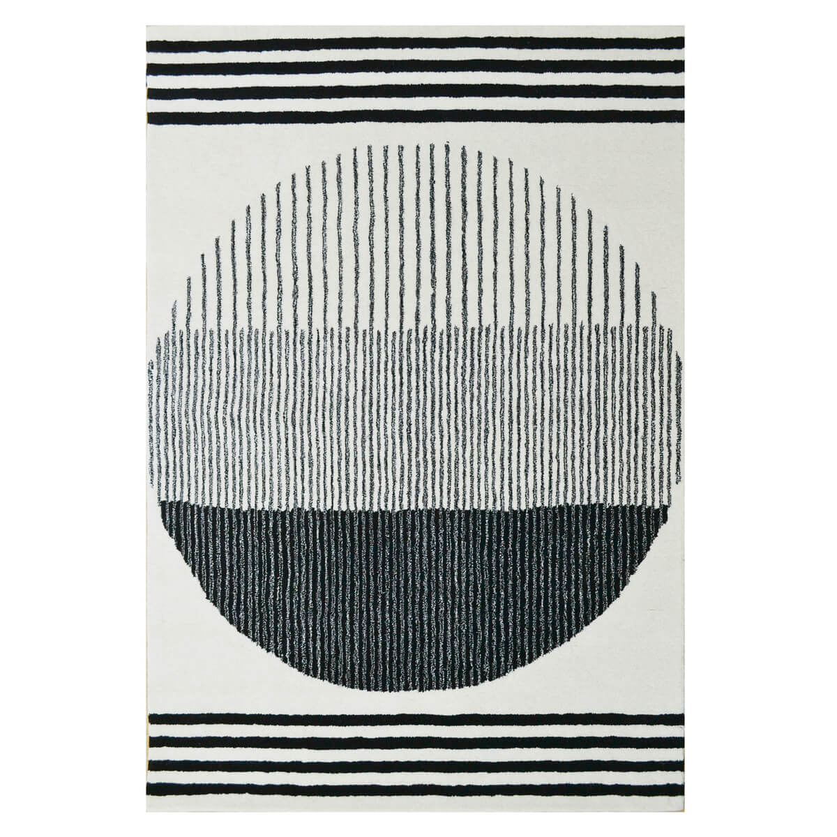 Eclipse Inspired Handmade Woolen Rug (Available in 3 Sizes)