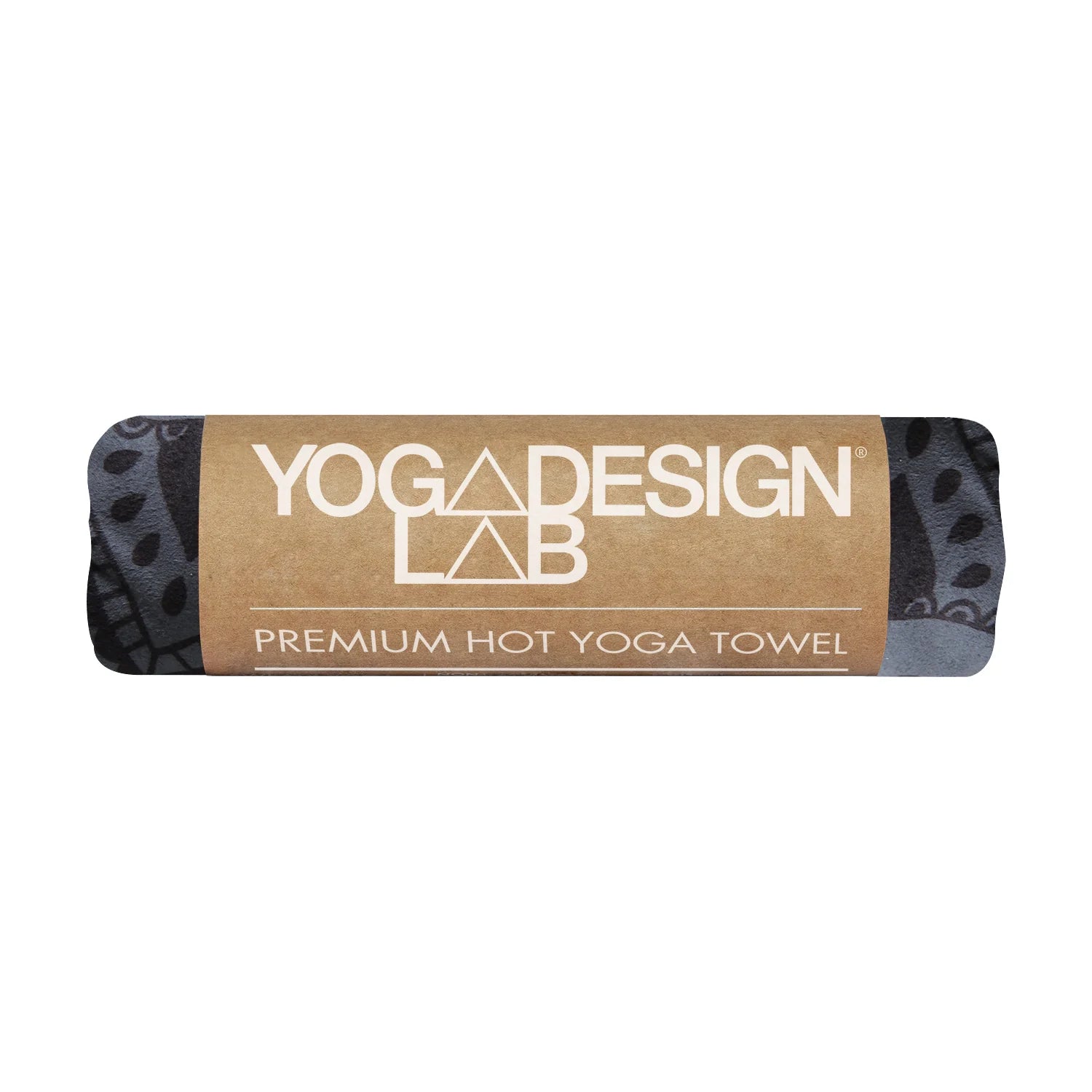 Eco-Friendly Design Lab Hand Yoga Towel - Mandala Black