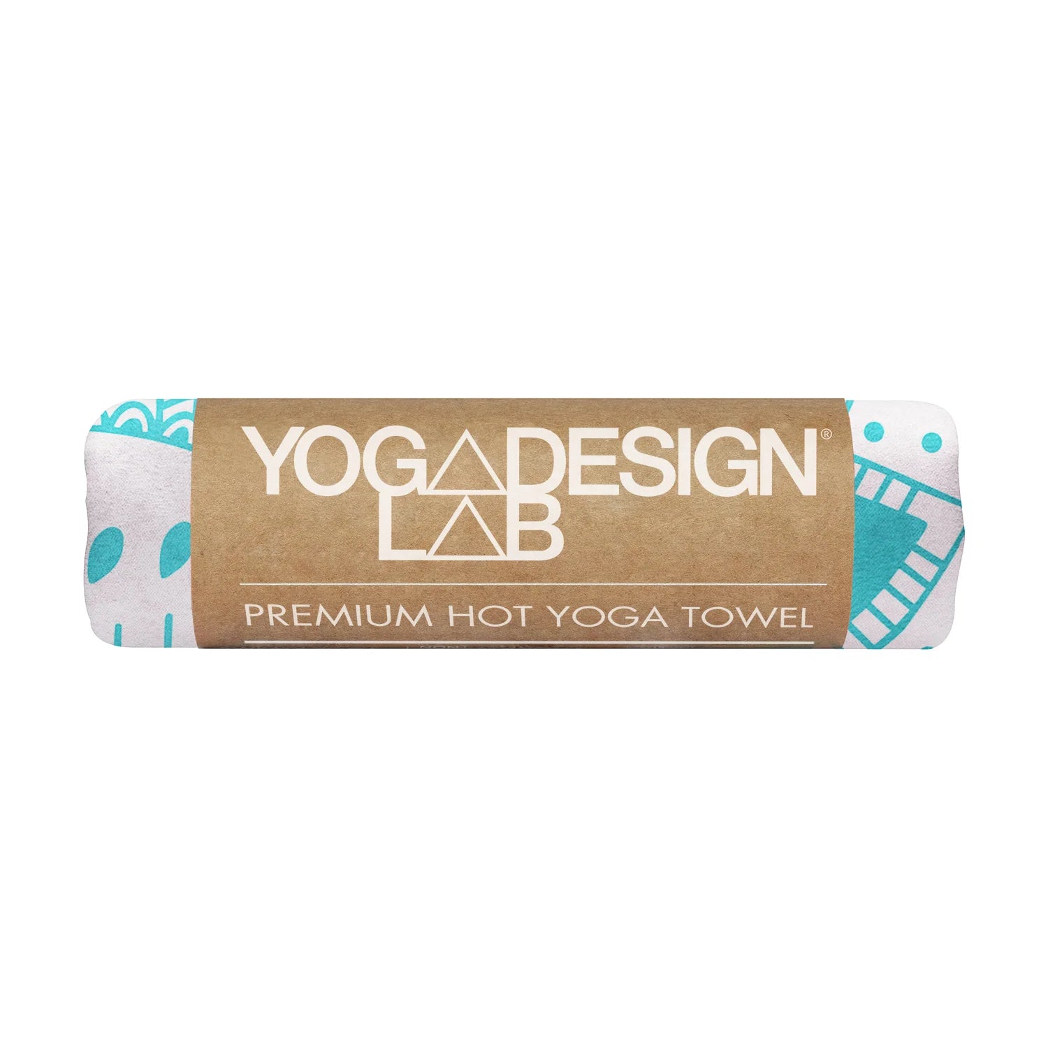 Eco-Friendly Design Lab Hand Yoga Towel 182cm - Mandala Turquoise