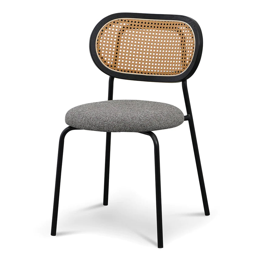 Eco-Friendly Rattan Dining Chair - Charcoal (Set of 2)