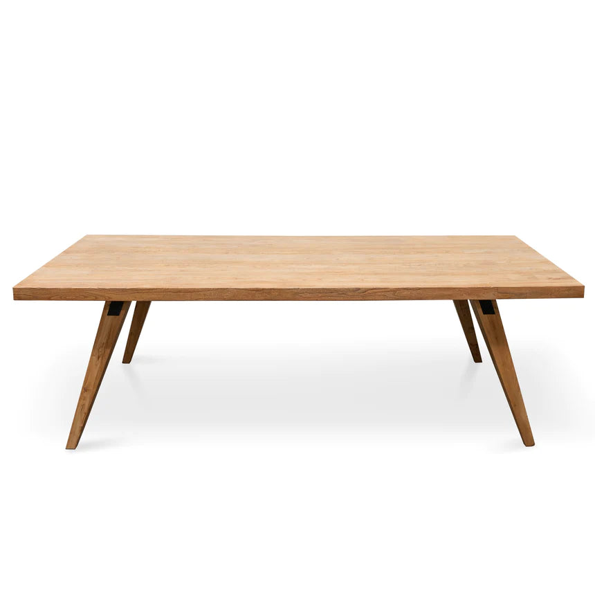 Eco-Friendly Wooden Dining Table 240cms - Natural