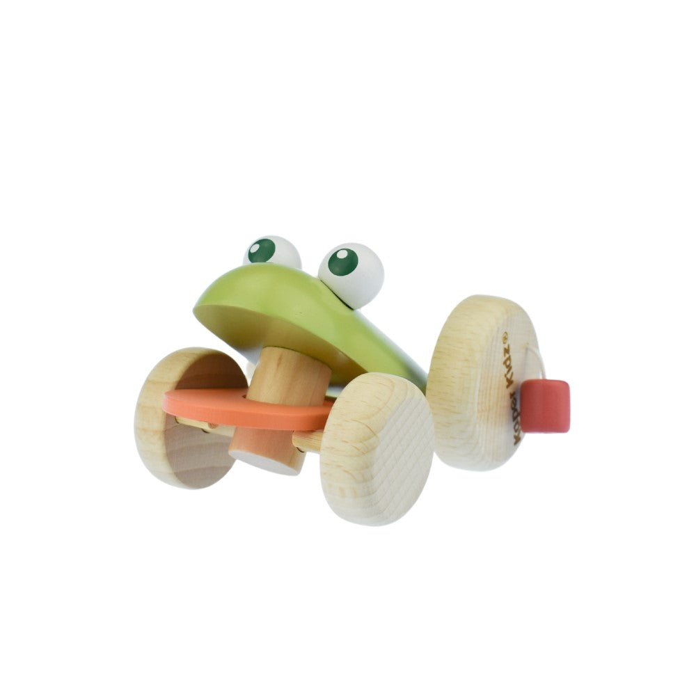 Eco Play Fun Push Along Croaking Frog