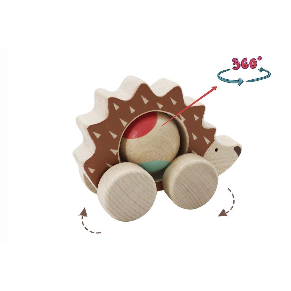 Eco Play Fun Push Along Hedgehog