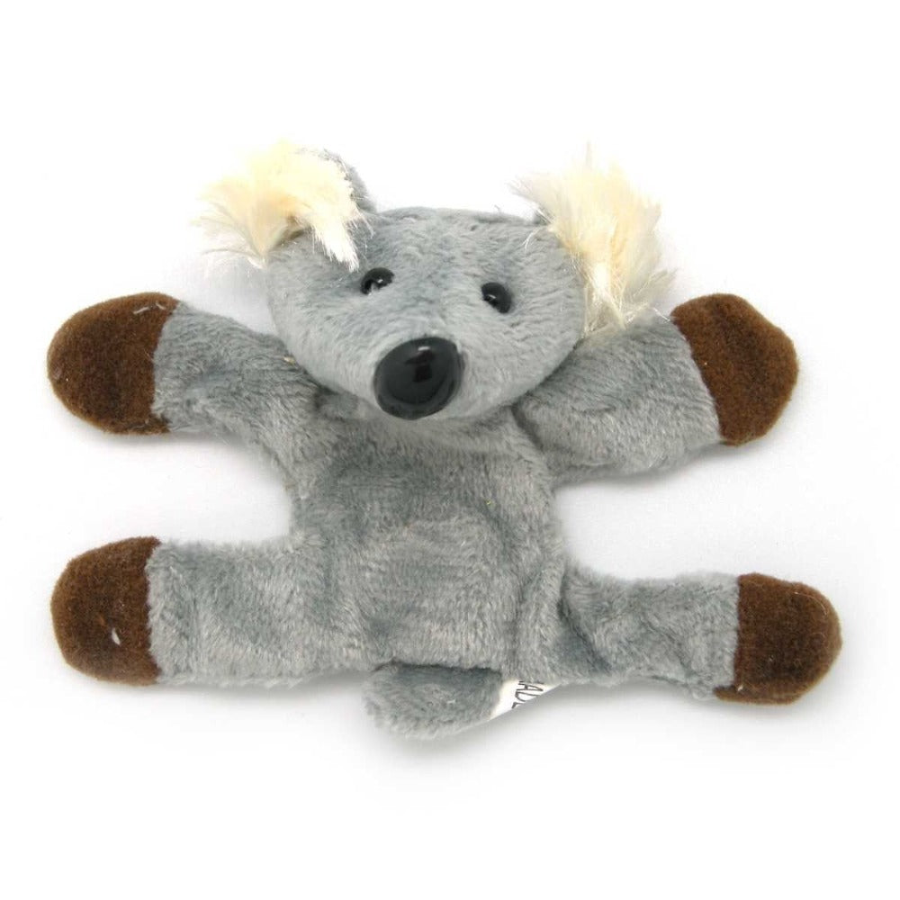 Kids Magnetic Kangaroo Plush Toy Brown