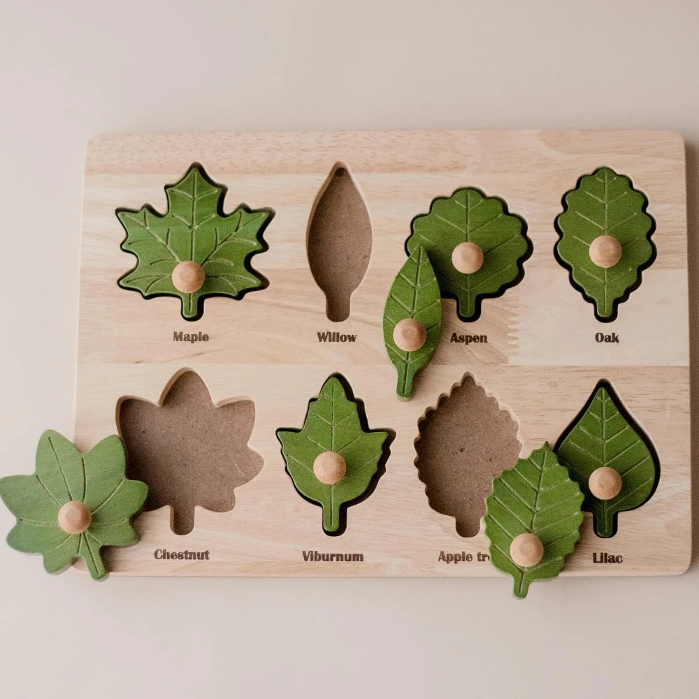 Educational Leaf Montessori Puzzle