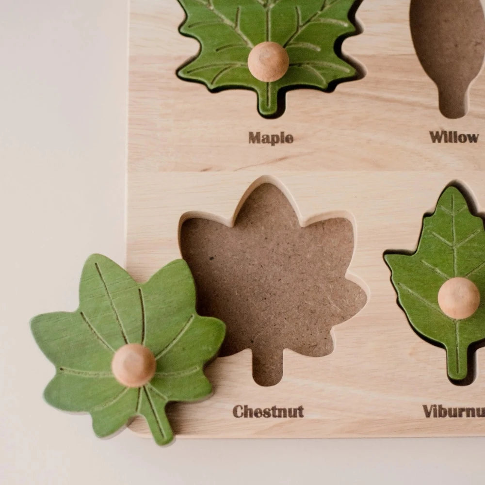 Educational Leaf Montessori Puzzle