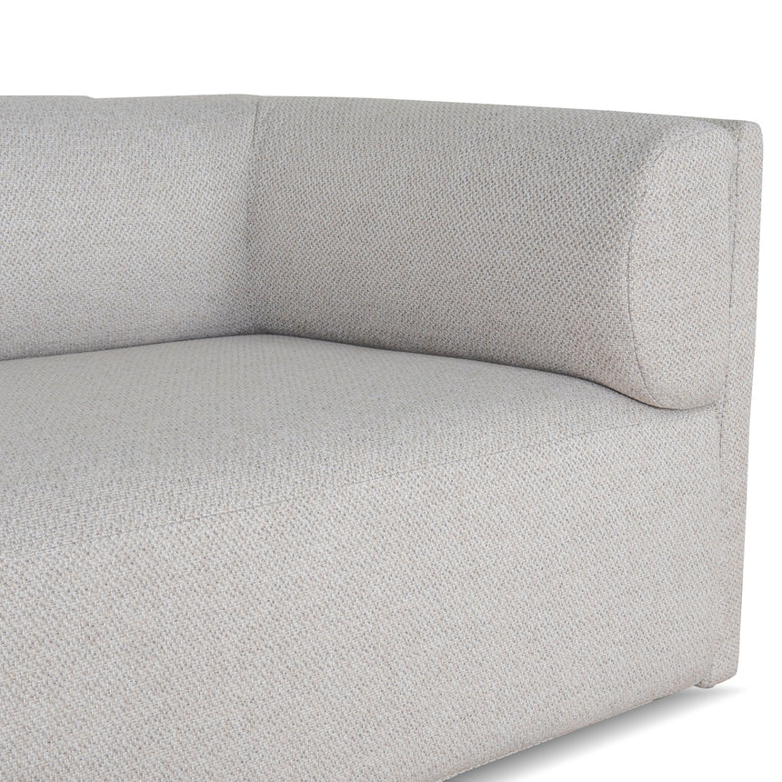 Effortless Elegance Left Chaise Sofa - Light Grey